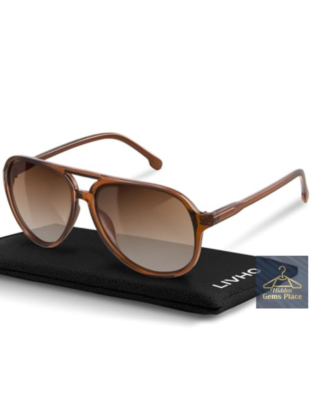 Polarized Aviator Sunglasses Oversized UV Protection Retro Shades